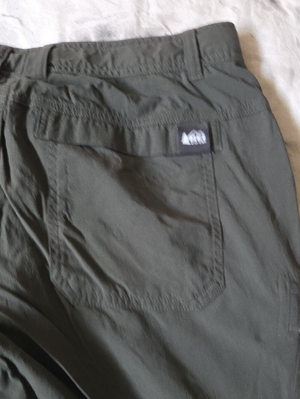 REI Women's Zip-Off Cargo Pants — Olive Green - Picture 5 of 6